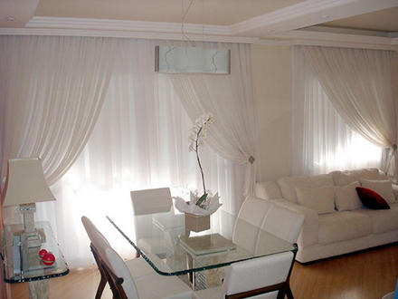 Cortinas para sala: 18 modelos simples e modernas Sala simples e moderna