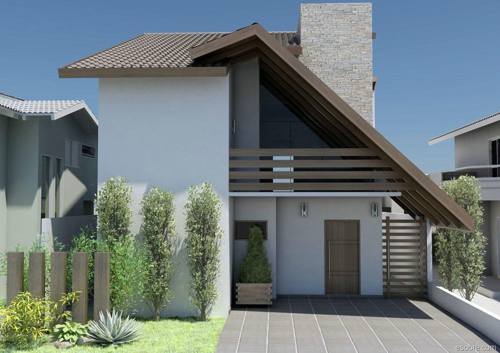 30 Fachadas de casas modernas e cinza – a cor do momento