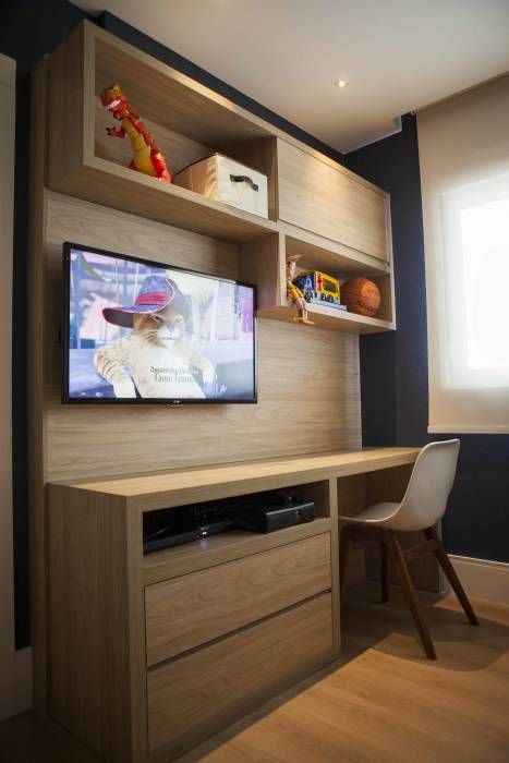 Decoração de quartos para meninos com TV
