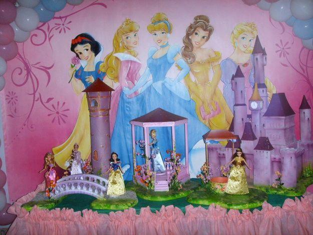 Decoração de festa infantil princesas