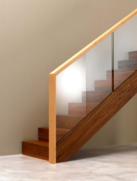 Modelos de Escadas com Corrimão de Vidro modernos