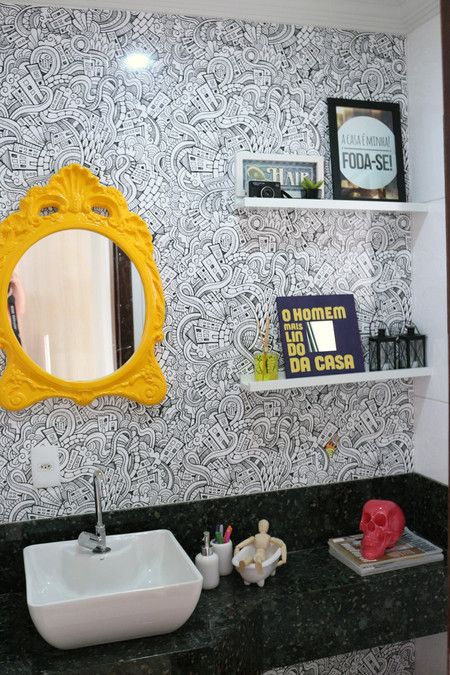 como decorar banheiros com espelhos