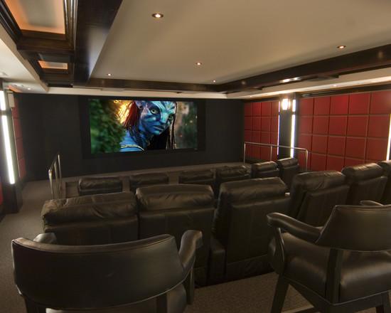decoração de home theaters em ambientes