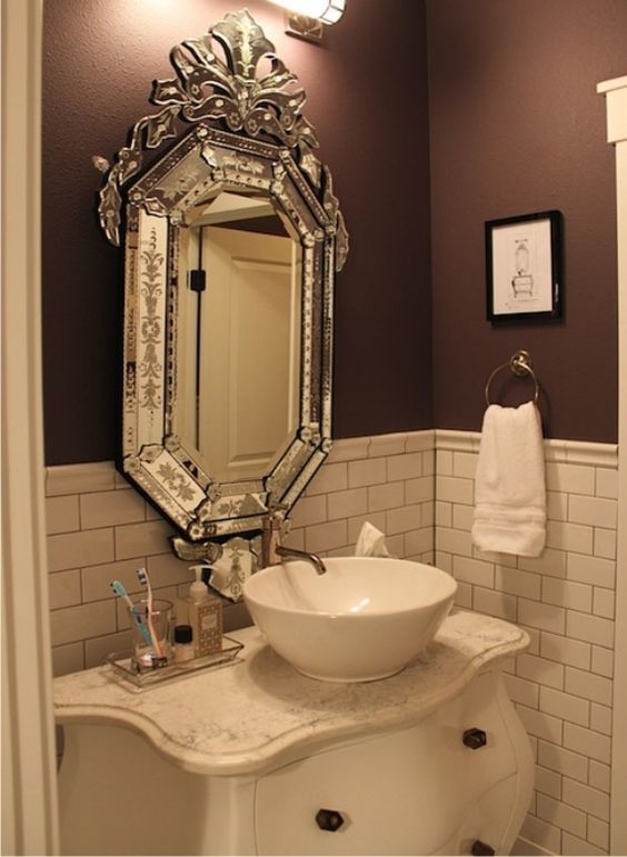 Espelhos venezianos para banheiros